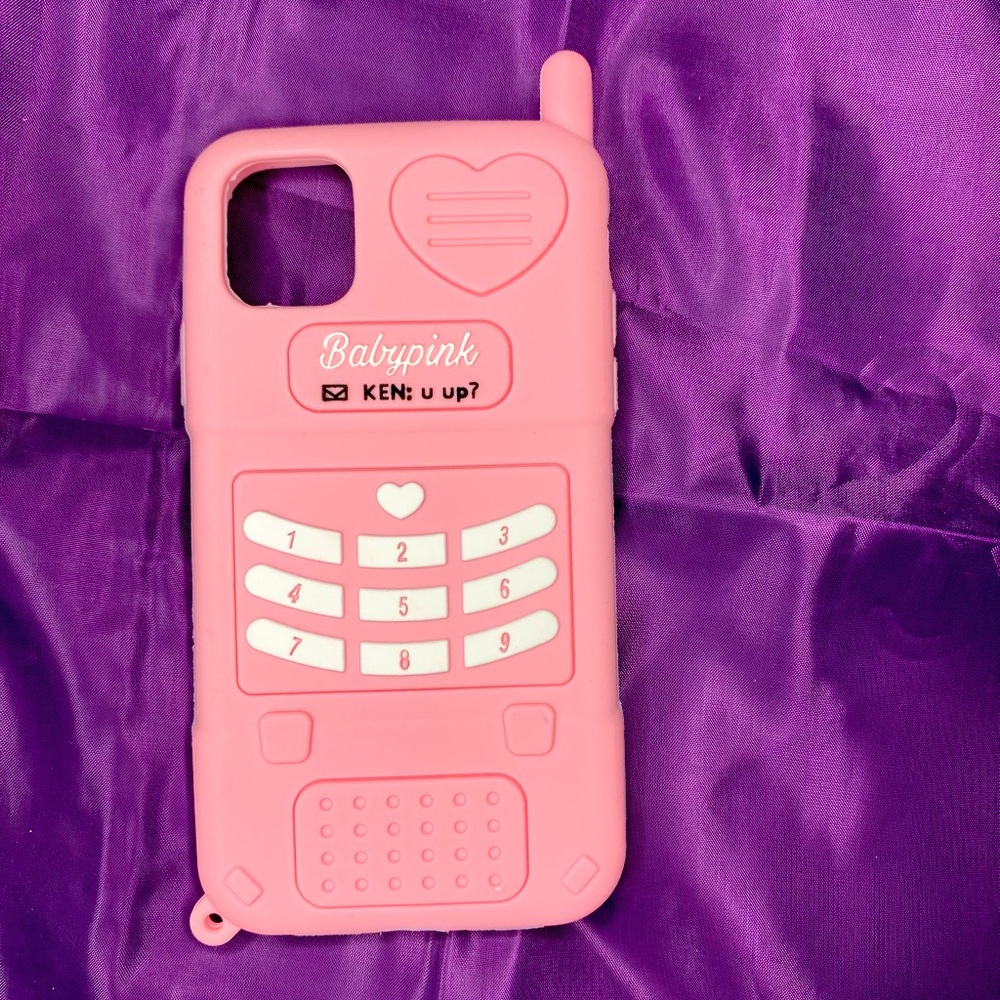 Pink phone case from iPhone 11